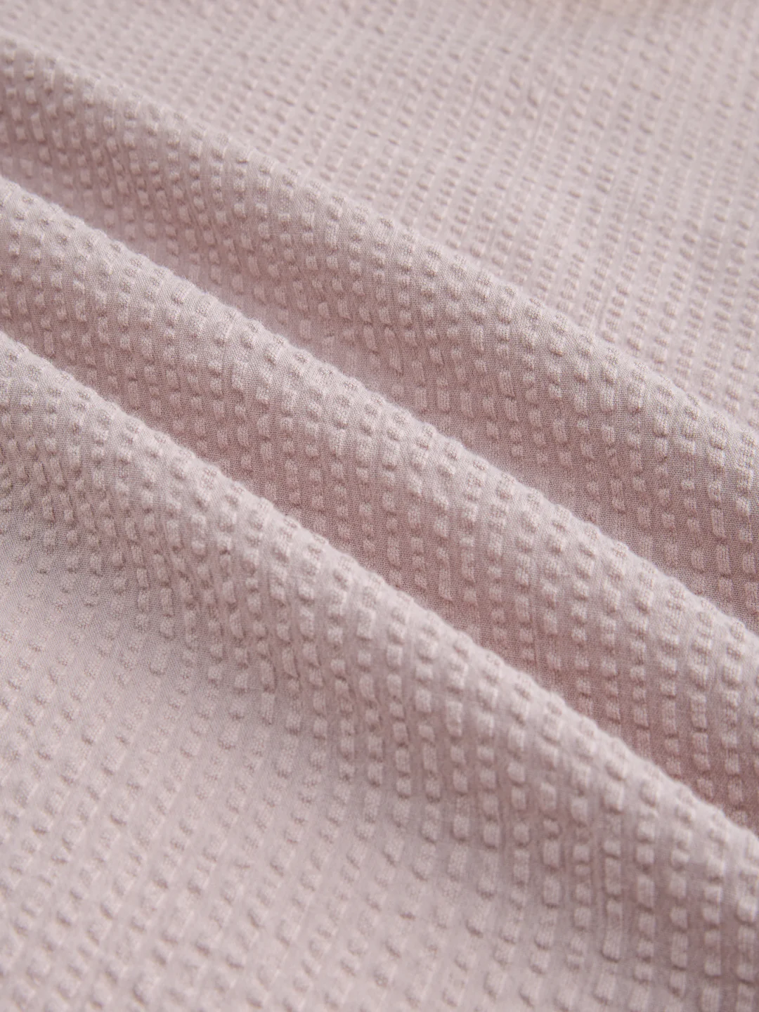 Taupe Beige Seersucker Striped Kurta - Image 3