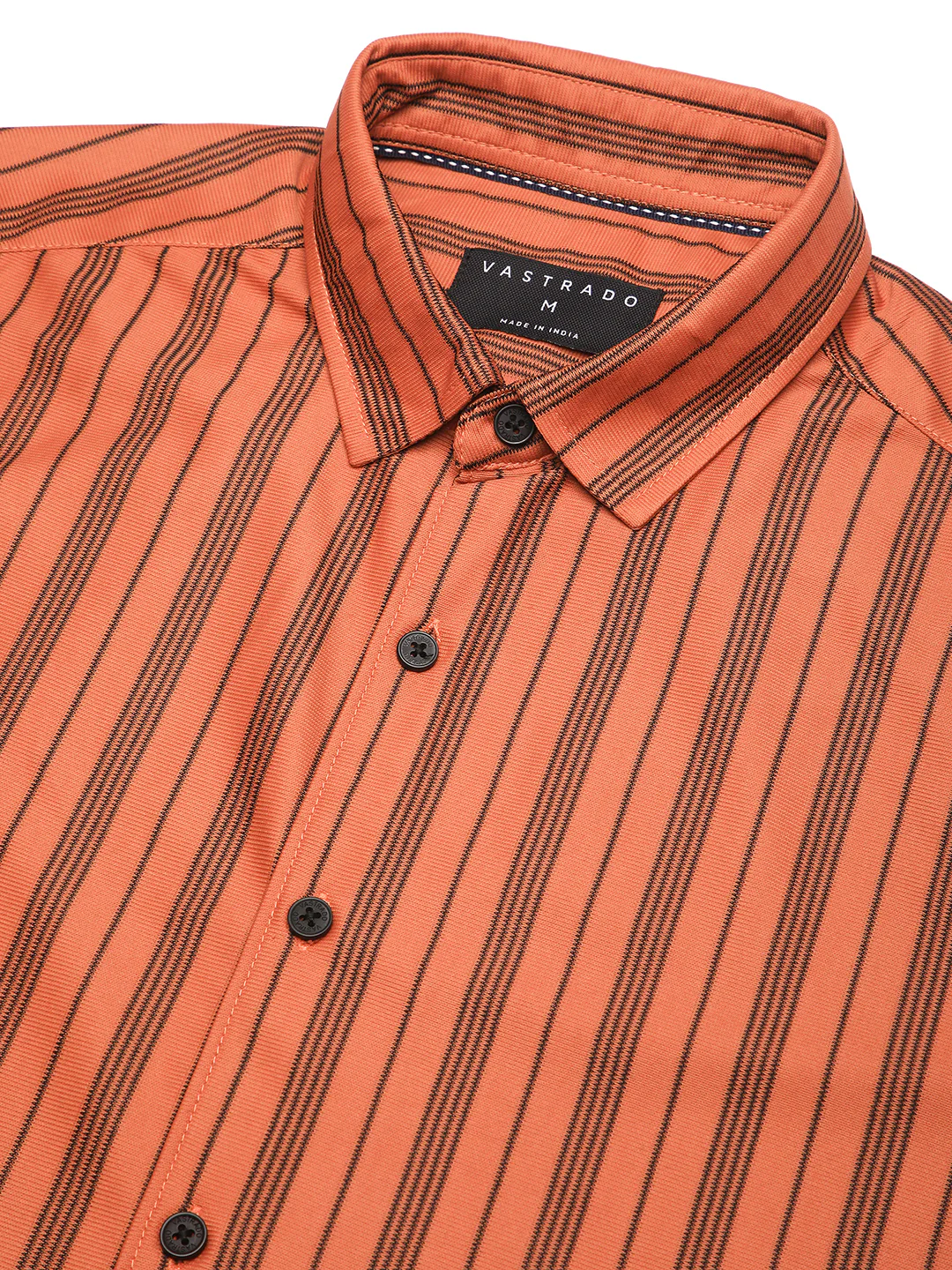 Tawny Orange Striped Shirt - Image 3