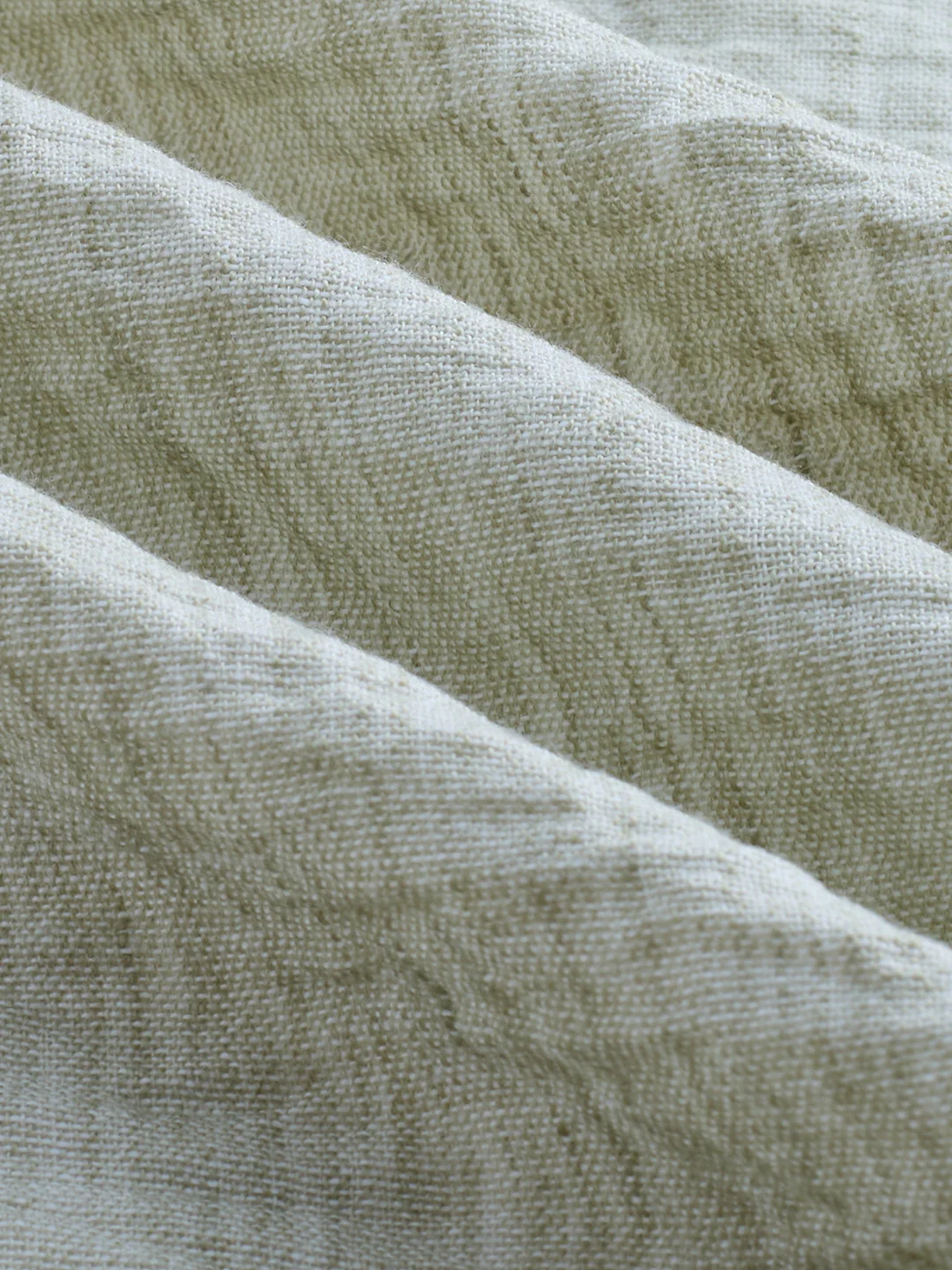 Tea Green Crinkled Textured Shirt - Image 8