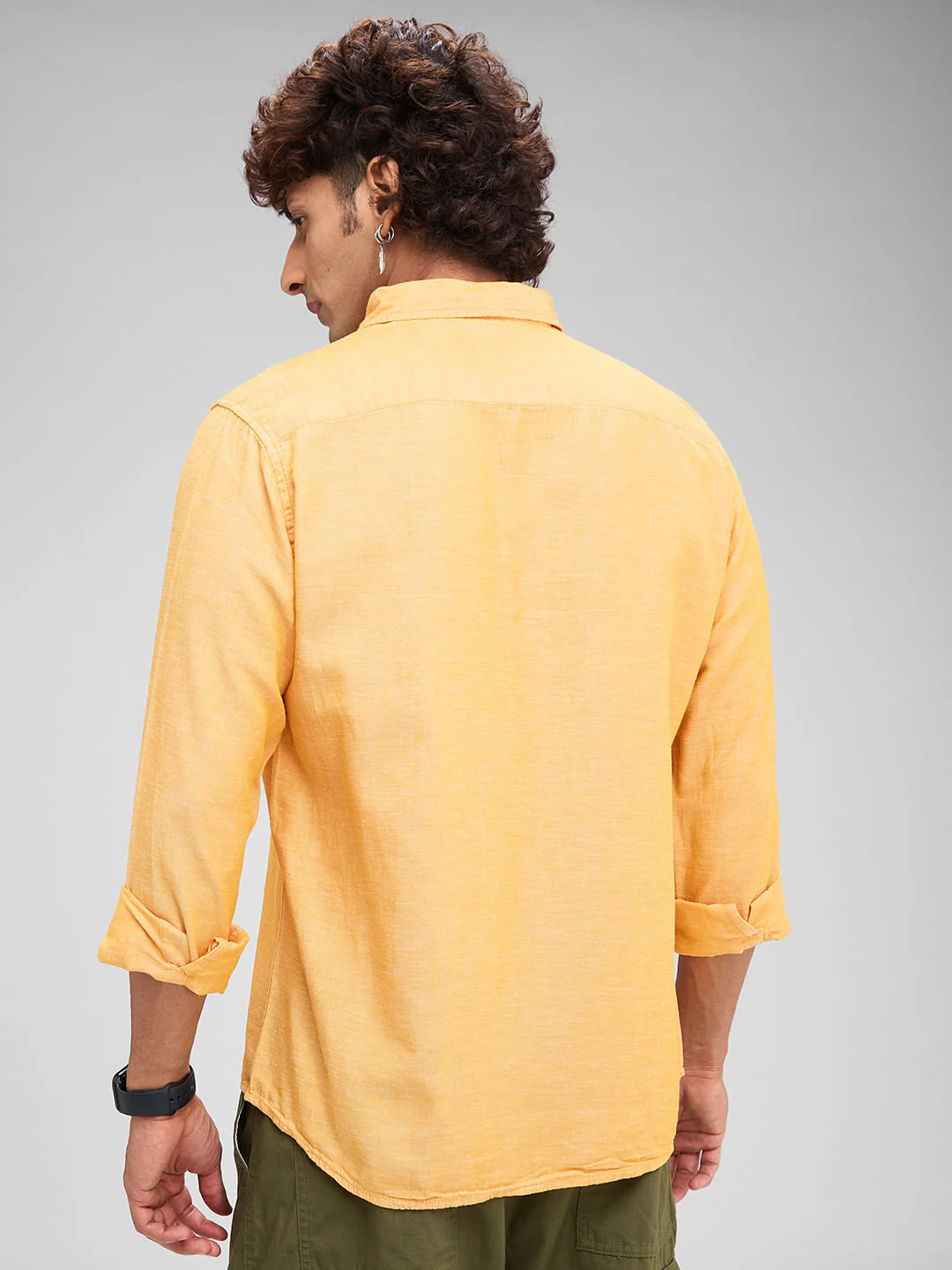 Textured Mustard Shirt - Image 6