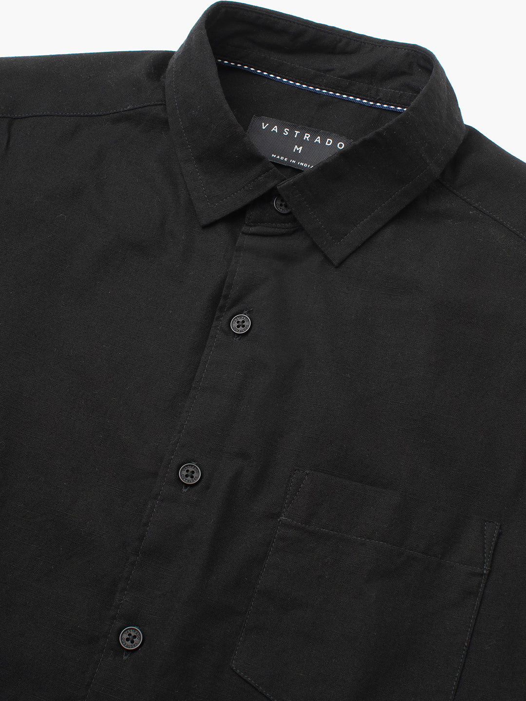 Timeless Deep Black Elite Slub Shirt - Image 3