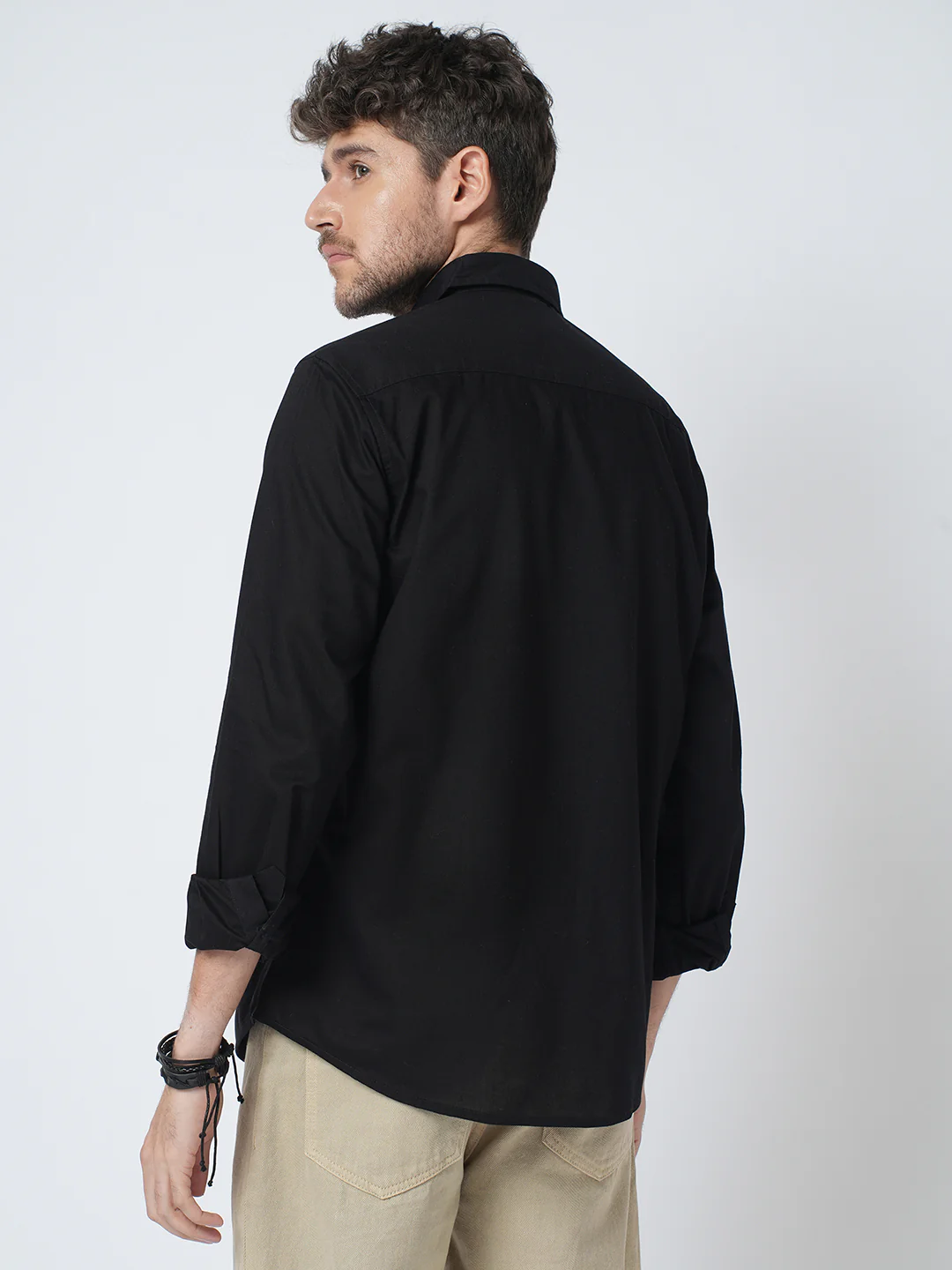 Timeless Deep Black Elite Slub Shirt - Image 6