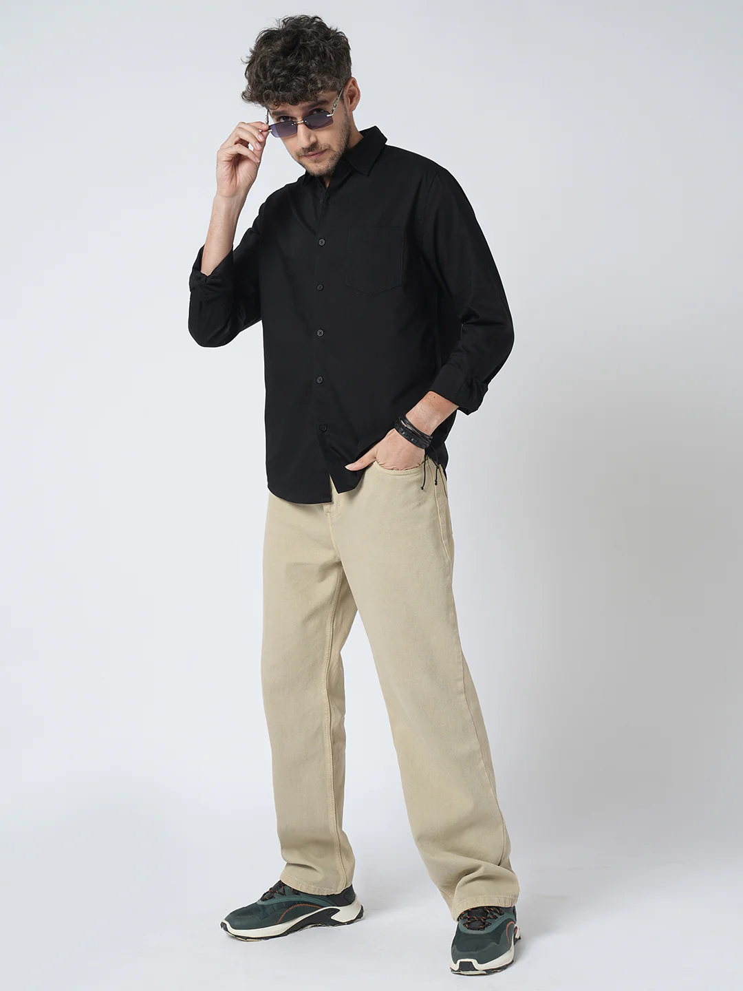 Timeless Deep Black Elite Slub Shirt - Image 7