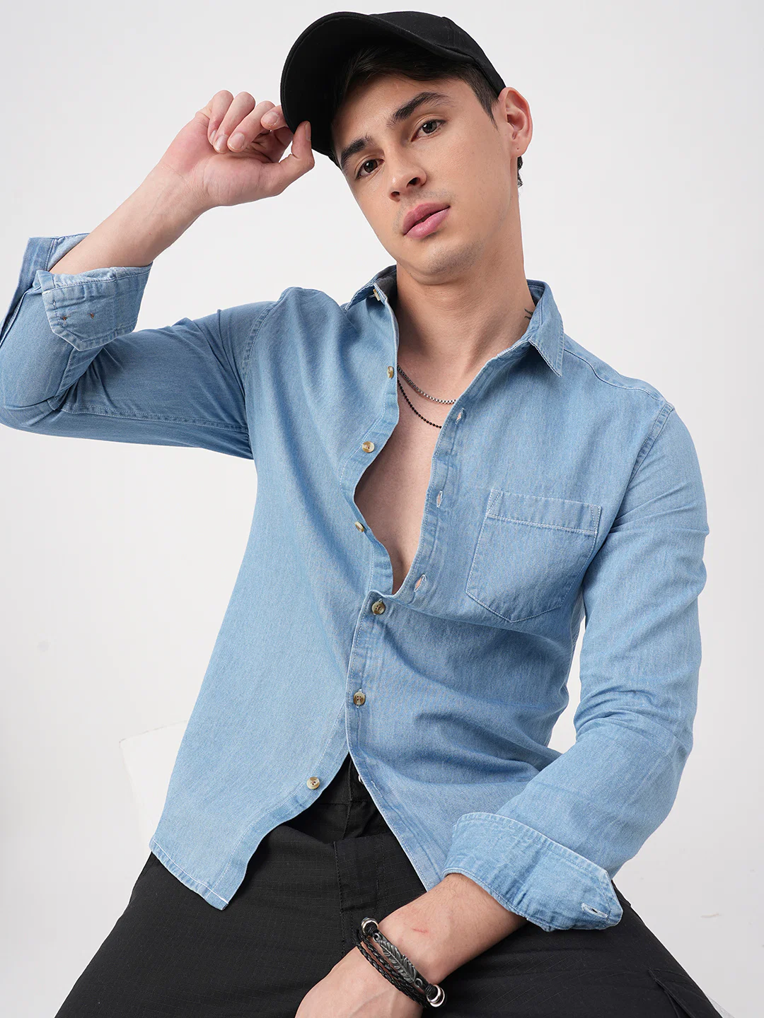 Timeless Blue Denim Shirt