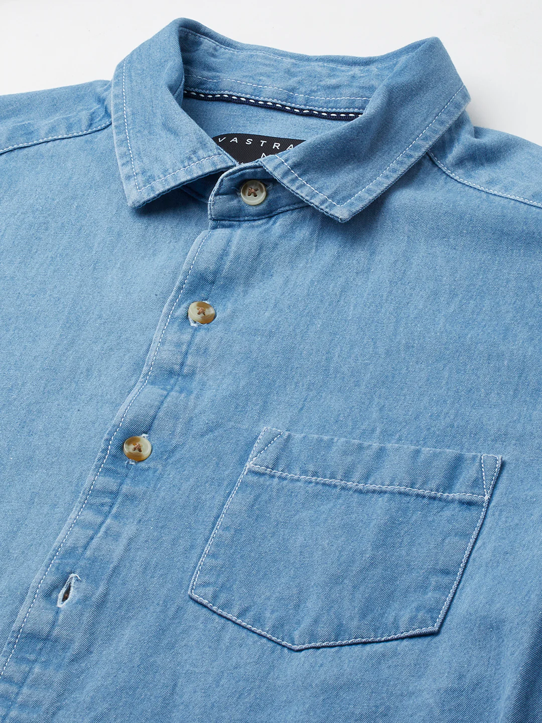 Timeless Blue Denim Shirt - Image 3