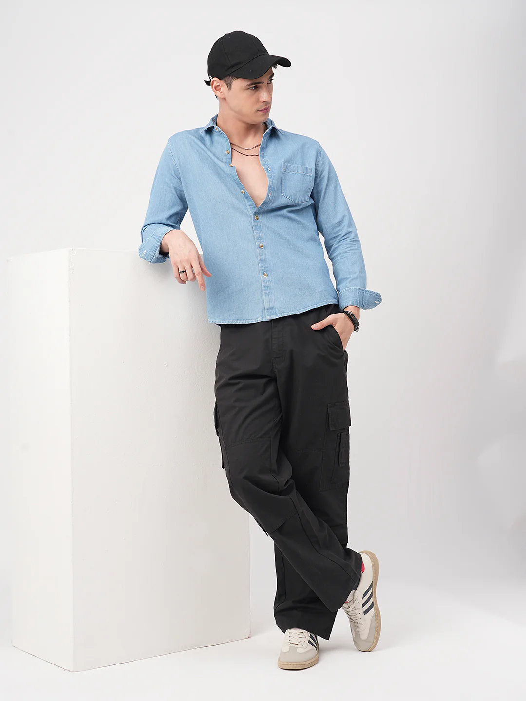 Timeless Blue Denim Shirt - Image 7
