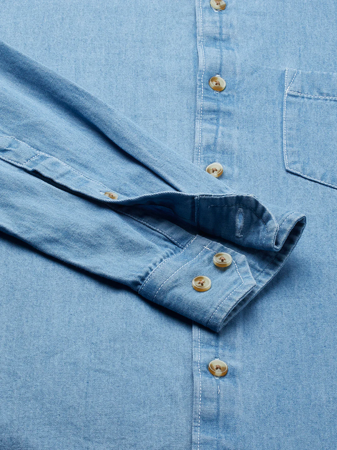 Timeless Blue Denim Shirt - Image 8