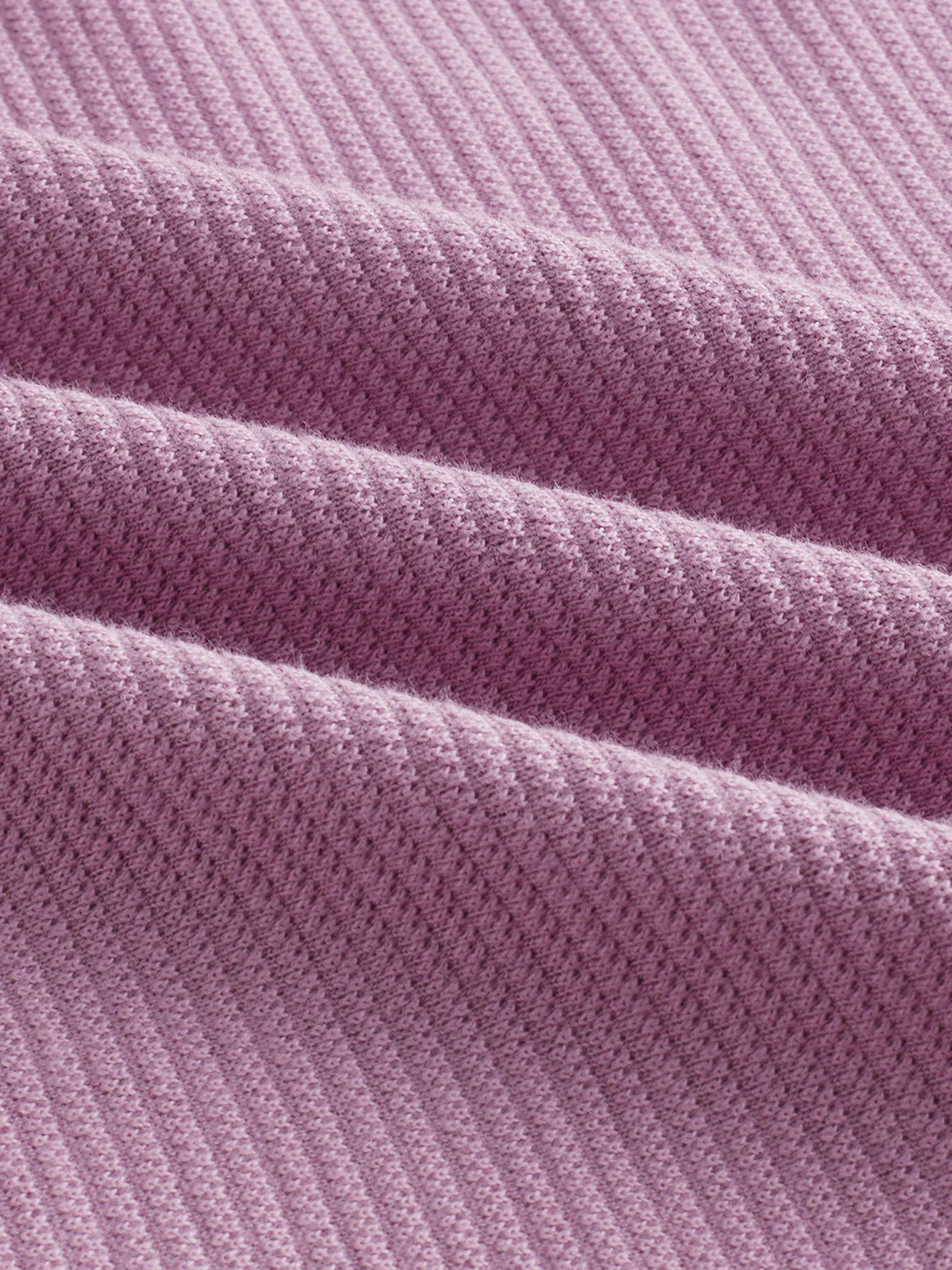 Turkish Rose Pink Textured Knit Shirt - Image 8