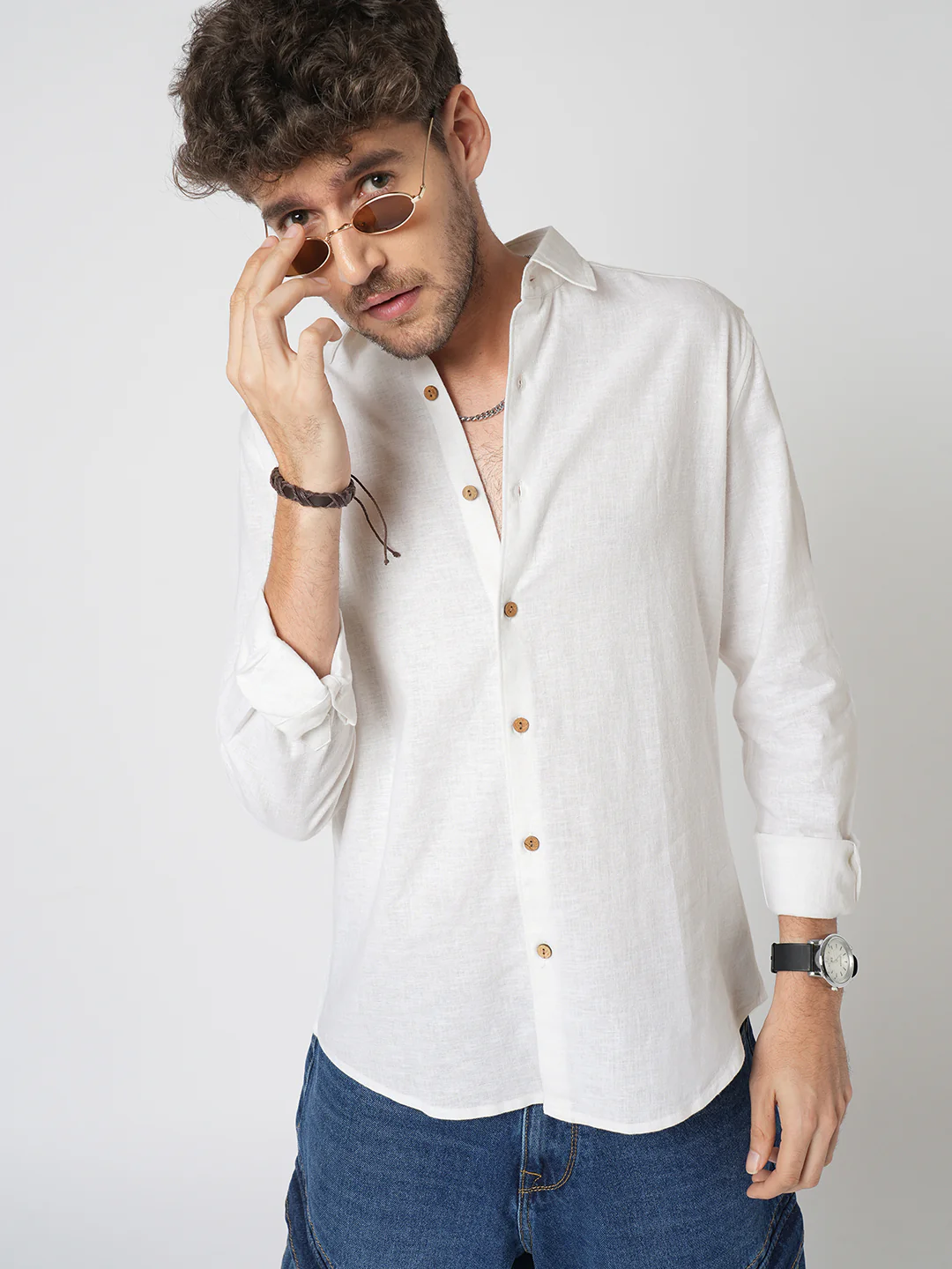 Vanilla Luxe Pure Linen Shirt - Image 4