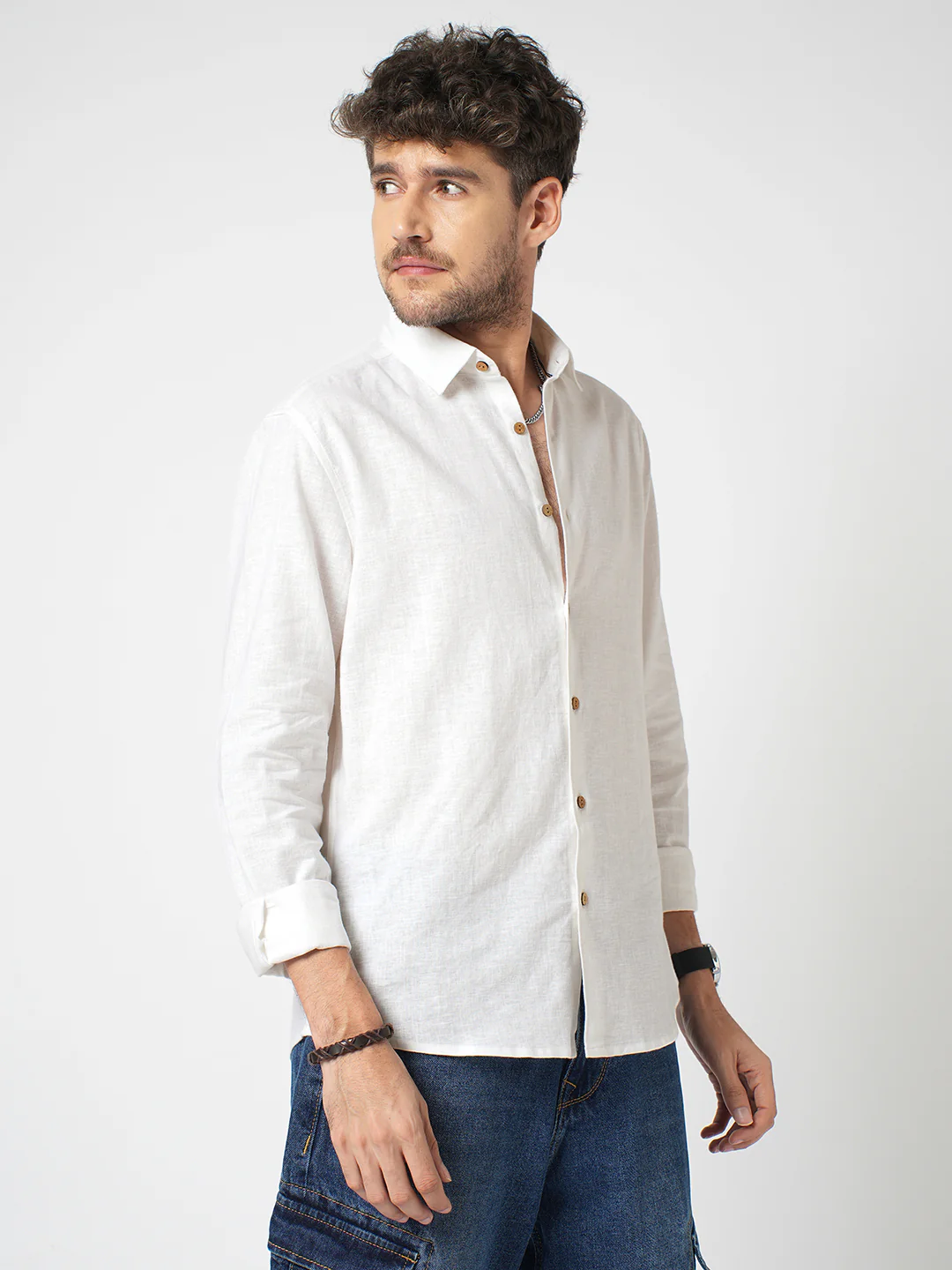 Vanilla Luxe Pure Linen Shirt - Image 6