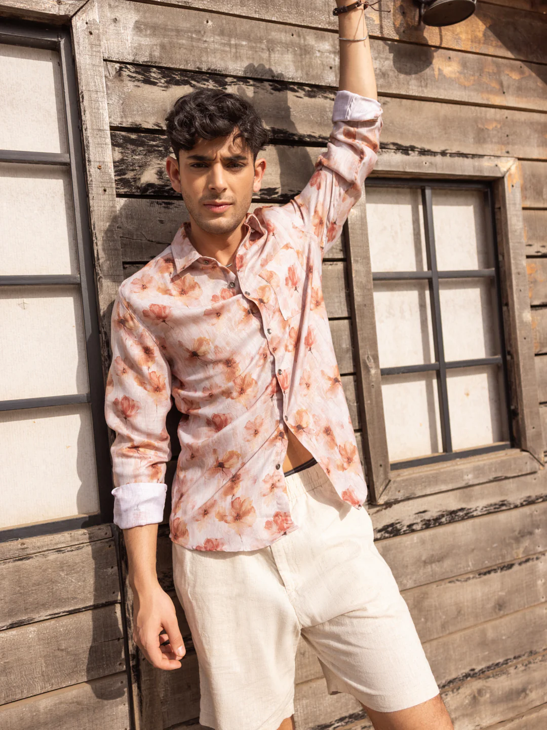 Vintage Multicolour Floral Shirt - Image 2