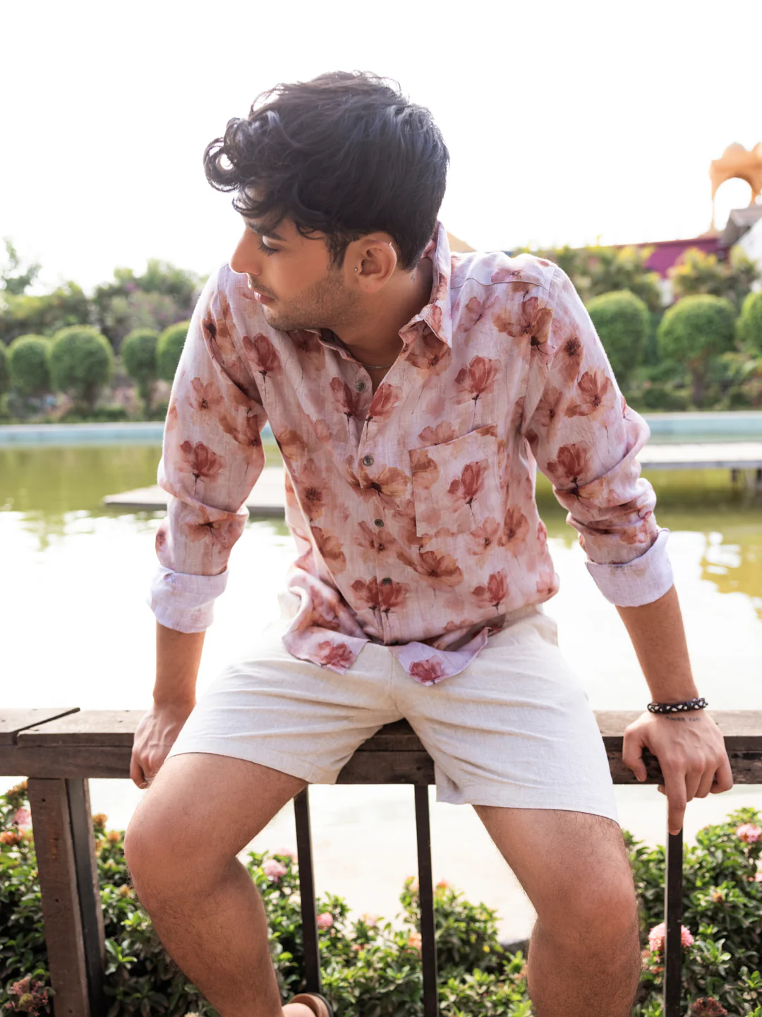Vintage Multicolour Floral Shirt - Image 3