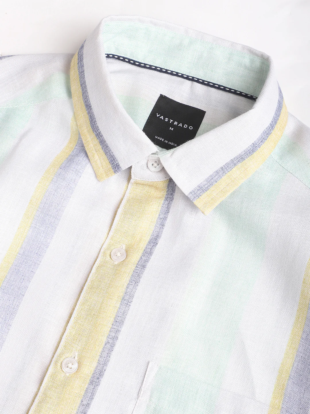 Voguish Multicolour Striped Shirt - Image 3