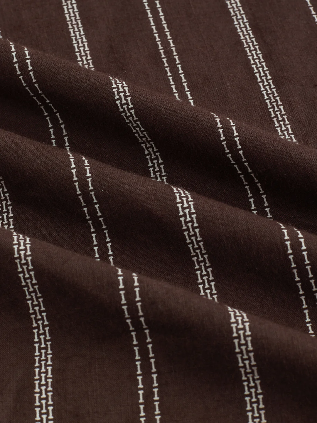 Walnut Brown Striped Shirt - Image 3