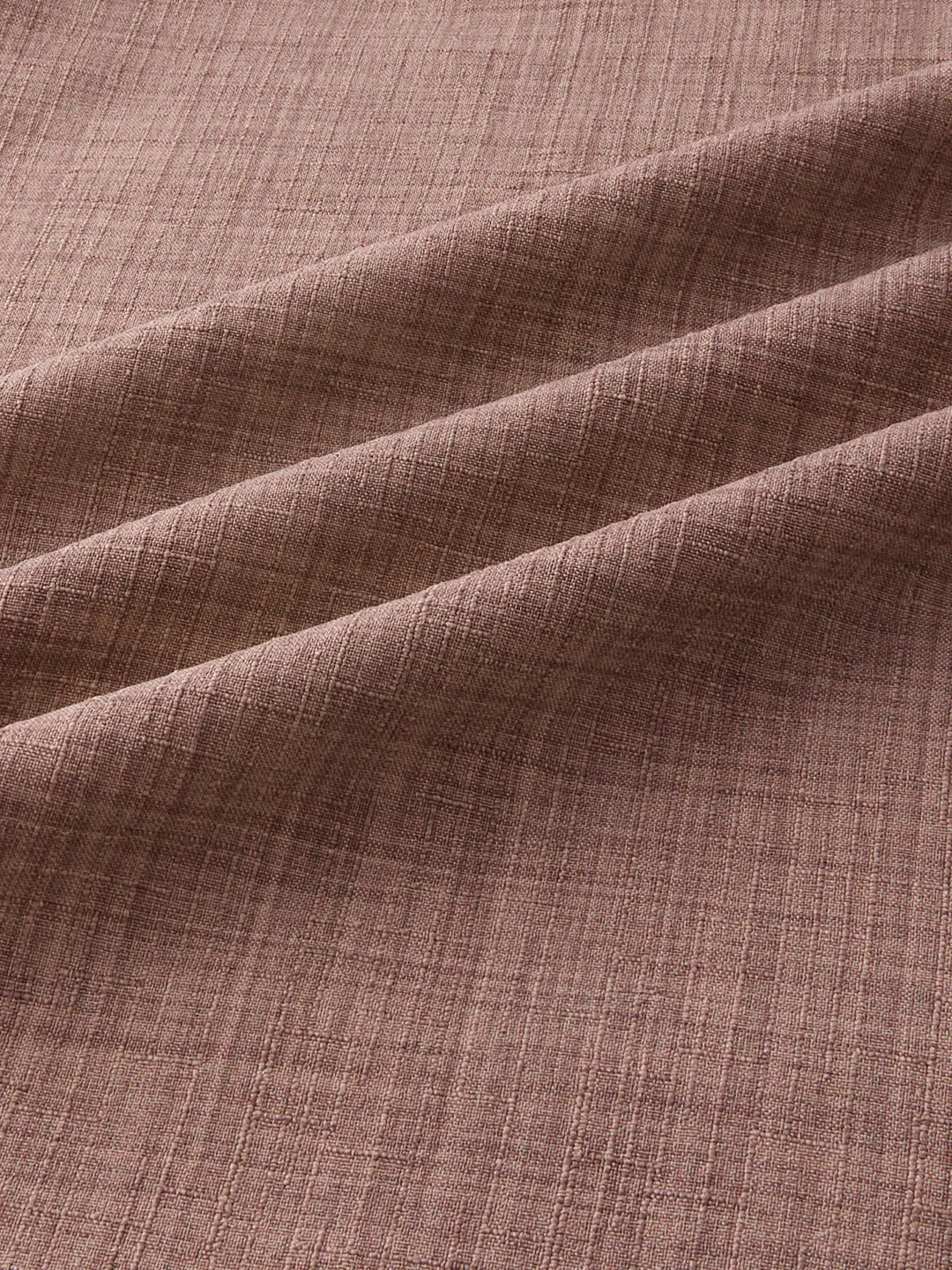 Walnut Brown Subtle Weave Textured Shirt - Image 9