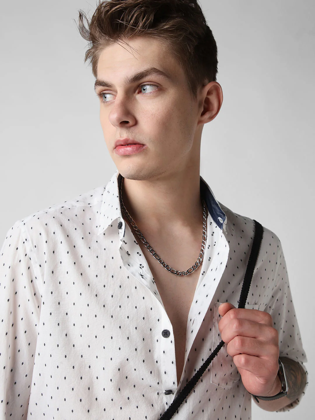 White Dobby Shirt - Image 2
