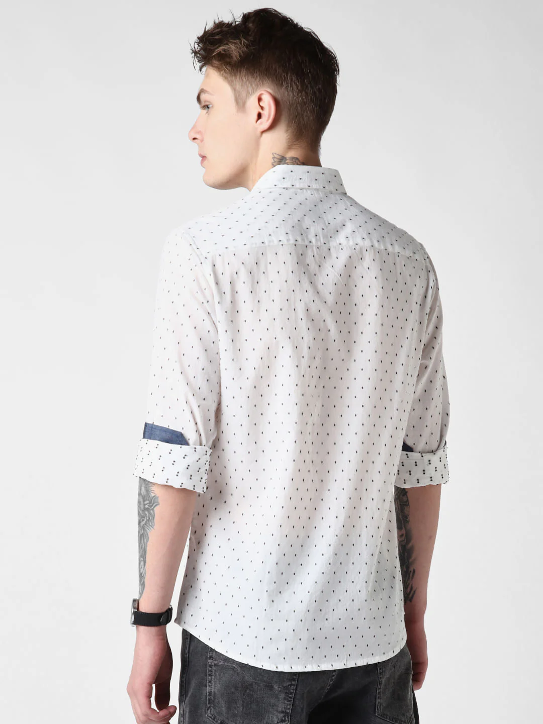 White Dobby Shirt - Image 7