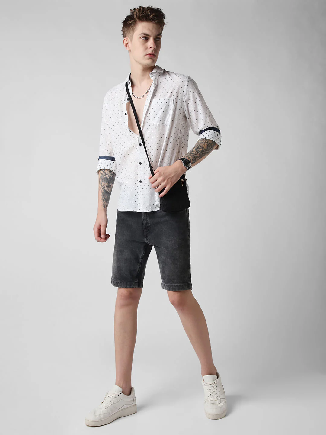 White Dobby Shirt - Image 8