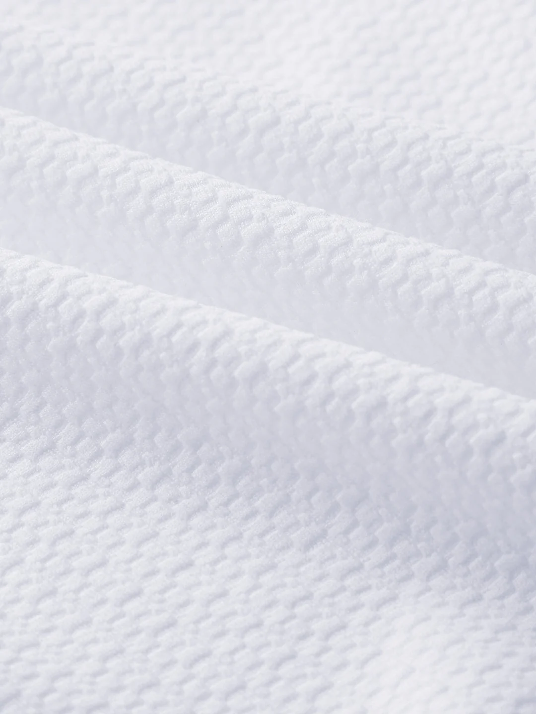 White Echo Woven Textured Shirt - Image 8