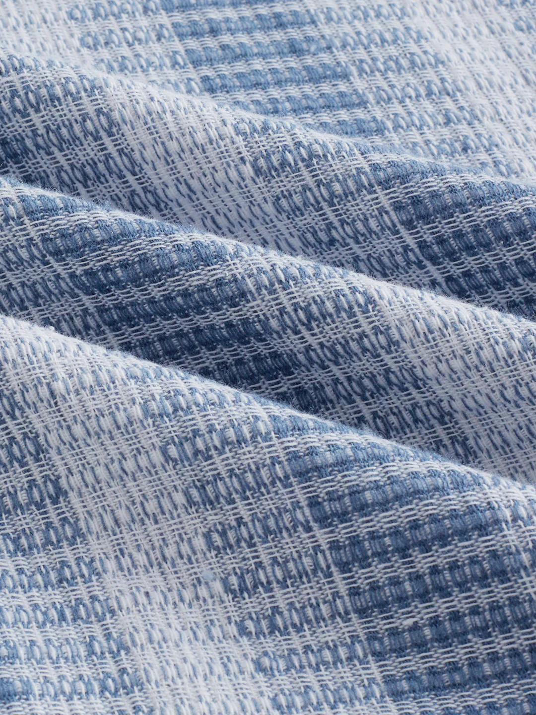 White & Shadow Blue Breeze Striped Shirt - Image 3