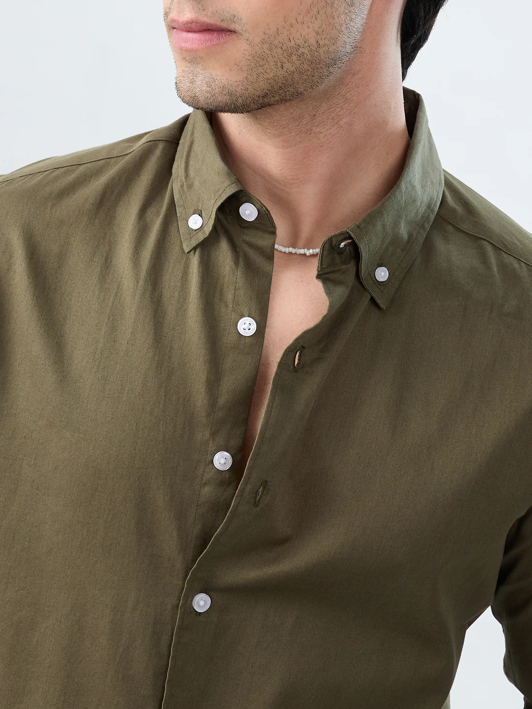 Wild Olive Button-Down Collar Shirt - Image 3