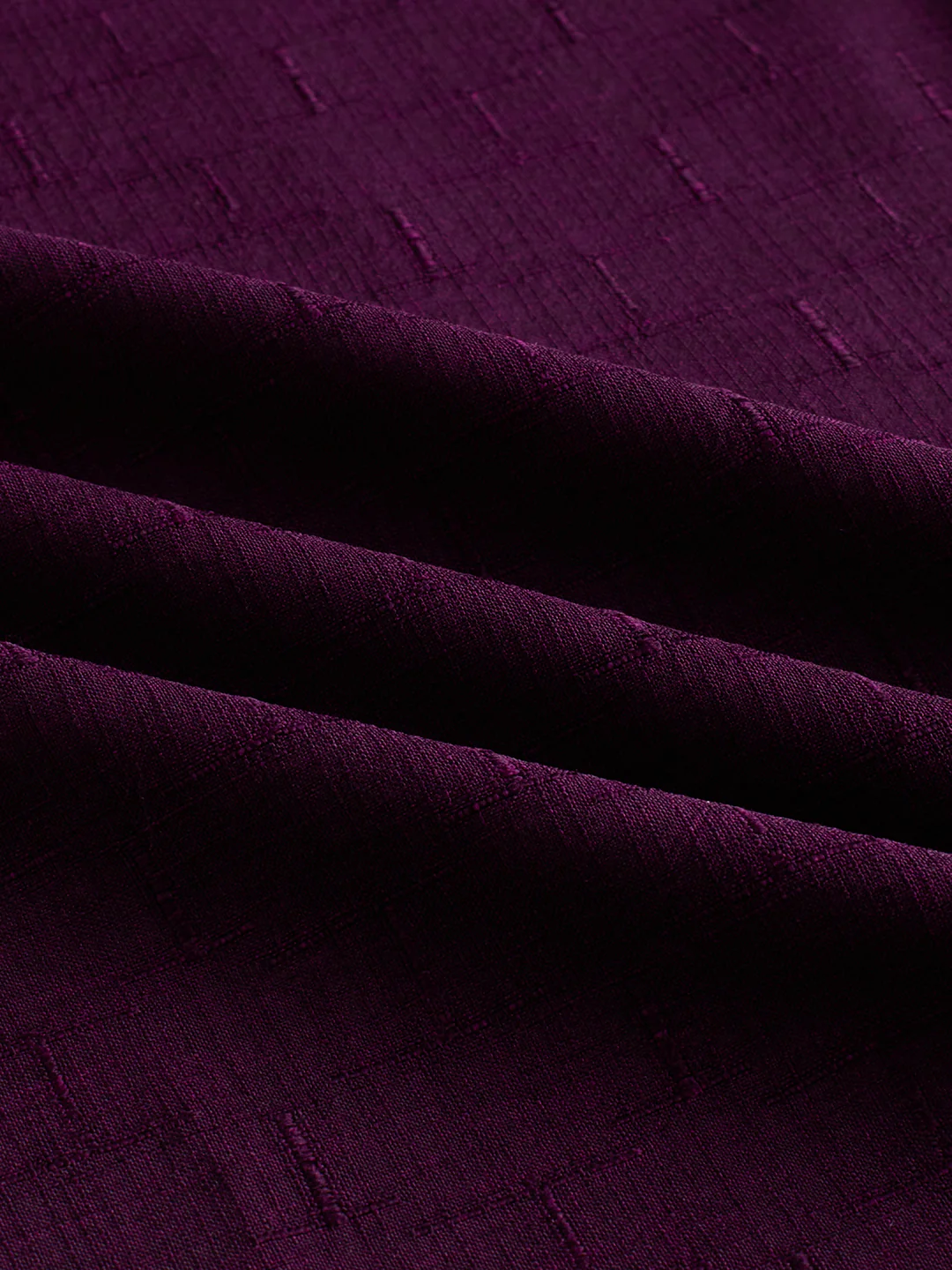 Wine Minimal Textured Everyday Shirt - Image 8