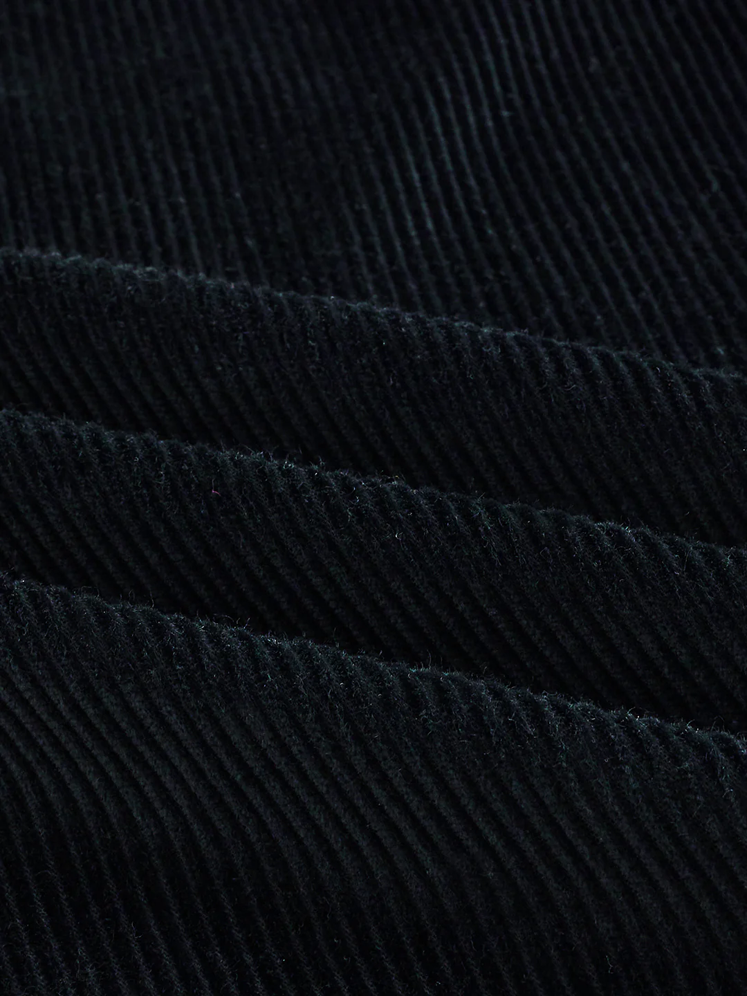 Winter Black Corduroy Double Pocket Overshirt - Image 9