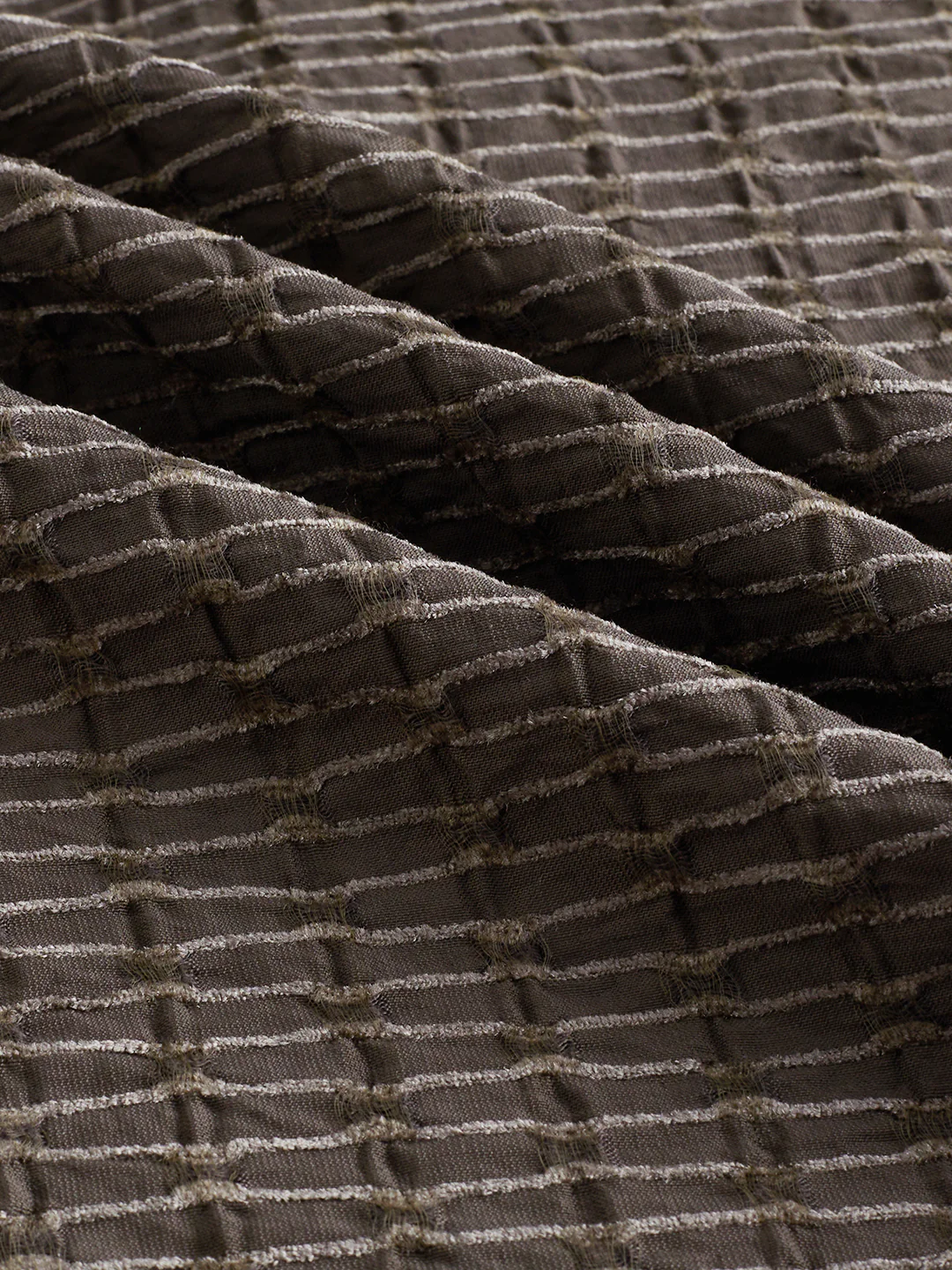 Woodland Olive Wave Horizontal Textured Shirt - Image 8