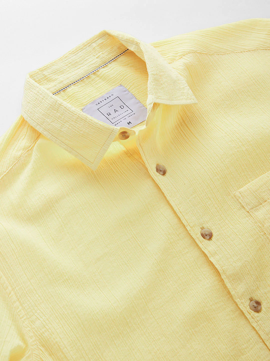Yellow Crepe Shirt - Image 3