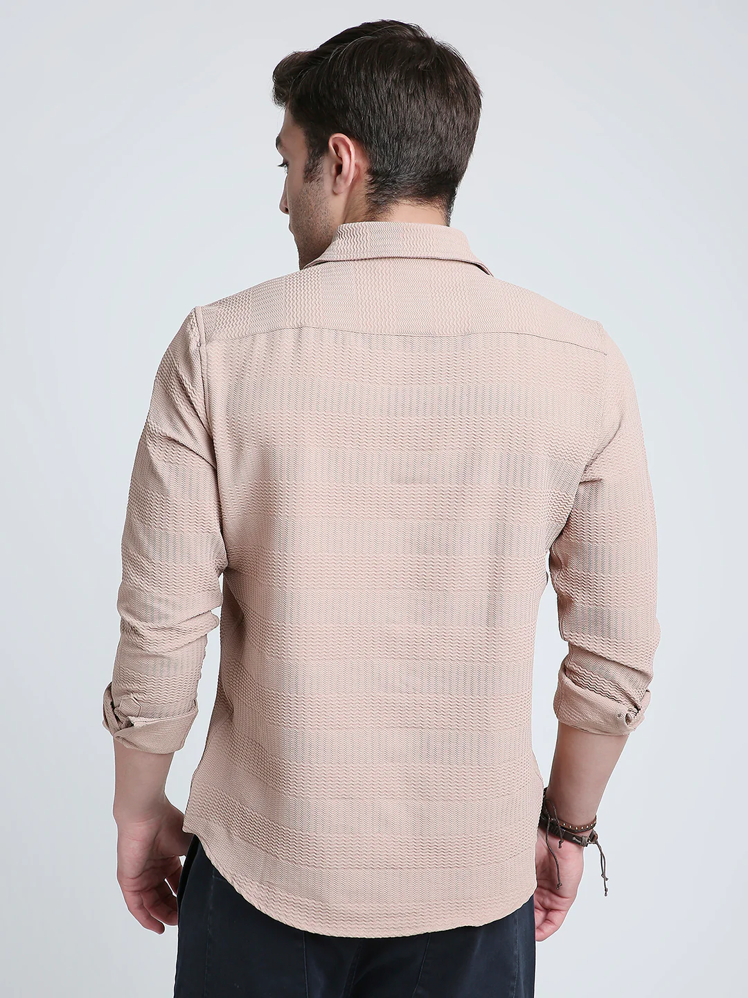 Zigwave Sand Textured Shirt - Image 7