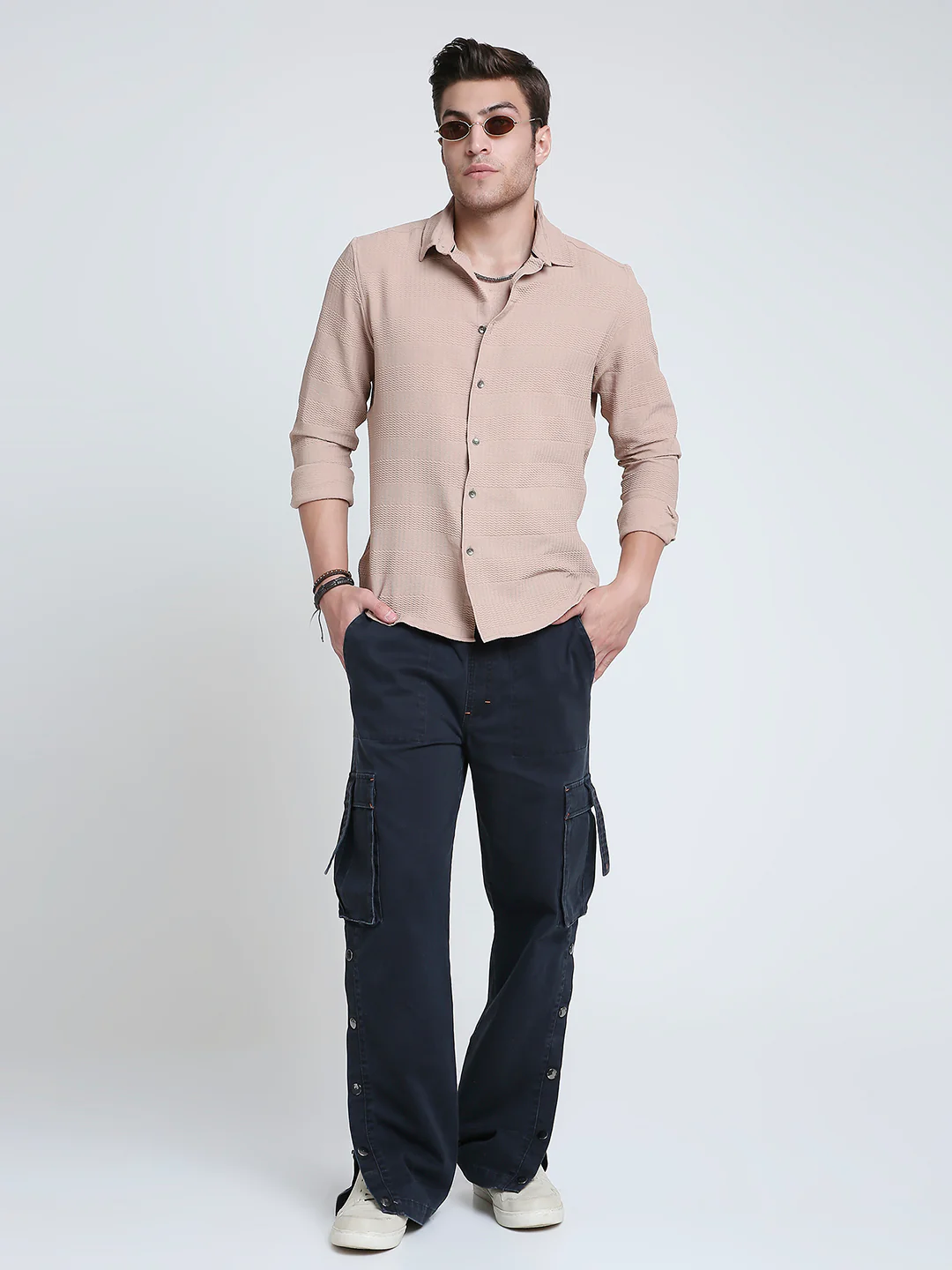 Zigwave Sand Textured Shirt - Image 8